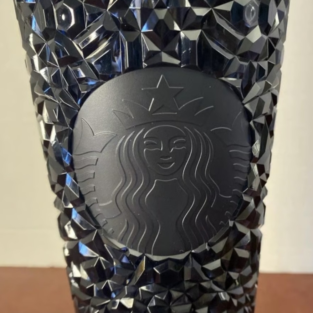 Starbucks NWT Navy Blue Diamond Venti Tumbler 24oz - Picture 4 of 4